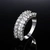 Wholesale Women's Ring Copper Gold Plated Zircon Geometric Style