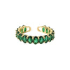 Wholesale Women's Ring Copper Zirconium Oval Geometric Electroplated