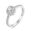 Wholesale Women's Ring S925 Silver Geometric Hip Hop Style