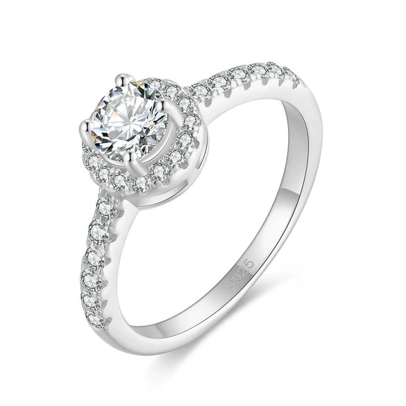 Wholesale Women's Ring S925 Silver Geometric Hip Hop Style