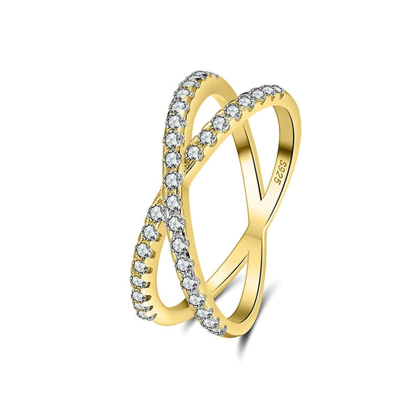 Wholesale Women's Ring S925 Silver Geometric Hip Hop Style