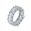 Wholesale Women's Ring S925 Silver Geometric Hip Hop Style