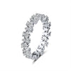 Wholesale Women's Ring S925 Silver Geometric Hip Hop Style