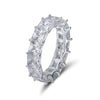 Wholesale Women's Ring S925 Silver Geometric Hip Hop Style