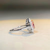 Wholesale Women's Ring S925 Sterling Silver Flower Pattern Electroplated With Zircon