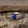 Wholesale Women's Ring S925 Sterling Silver Geometric Design Set With Gemstones