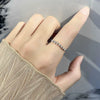 Wholesale Women's Rotatable Decompression Anxiety Ring S925 Sterling Silver Geometric Electroplated