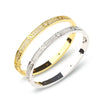 Wholesale Women's Round Diamond Full Inlaid Zircon Bracelet Light Luxury Temperament Environmentally Friendly Copper Electroplated