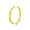 Wholesale Women's S999 Pure Silver Classic Simple Sparkling Stacking Ring With Electroplating