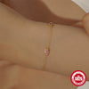 Wholesale Women's S925 Silver Candy Starry Sky Series Fruit Pattern Zircon Bracelet With Electroplating