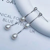 Wholesale Women's S925 Silver Freshwater Pearl Drop Shape Tassel Earrings