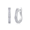Wholesale Women's S925 Silver Geometric Fashion Ol Moissanite Earrings Set With Diamonds