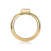 Wholesale Women's S925 Silver Geometric Moissanite Ring Highend Fashion Jewelry