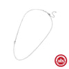 Wholesale Women's S925 Silver Geometric Palm Pendant Hand Necklace With Adjustable Short Clavicle O Chain And Electroplating Design
