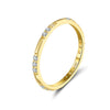 Wholesale Women's S925 Silver Geometric Ring With Electroplating And Minimalist Ins Style