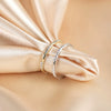 Wholesale Women's S925 Silver Geometric Ring With Electroplating And Minimalist Ins Style