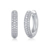 Wholesale Women's S925 Silver Geometric Star Moissanite Earrings Set With Diamonds