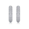 Wholesale Women's S925 Silver Geometric Star Moissanite Earrings Set With Diamonds