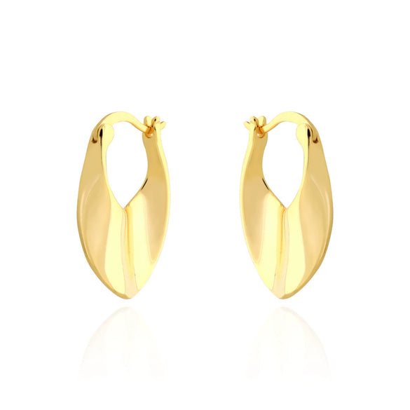 Wholesale Women's S925 Silver Geometric Style Electroplated Irregular Earrings
