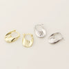 Wholesale Women's S925 Silver Geometric Style Electroplated Irregular Earrings