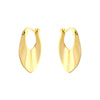 Wholesale Women's S925 Silver Geometric Style Electroplated Irregular Earrings