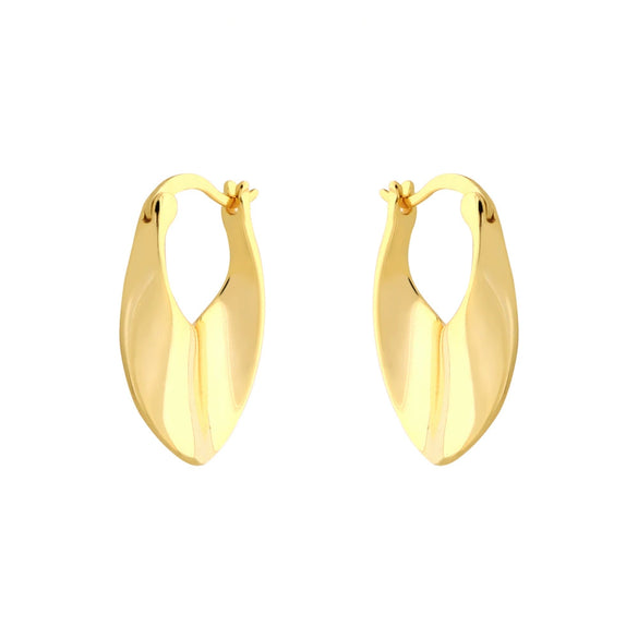 Wholesale Women's S925 Silver Geometric Style Electroplated Irregular Earrings