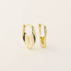 Wholesale Women's S925 Silver Geometric Style Electroplated Irregular Earrings