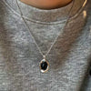 Wholesale Women's S925 Silver Geometric Tiger Eye Ear Jewelry With Real Gold Plating Retro Light Luxury Style