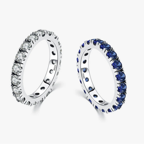 Wholesale Women's S925 Silver Highend Niche Geometric Microinlay Zircon Ring