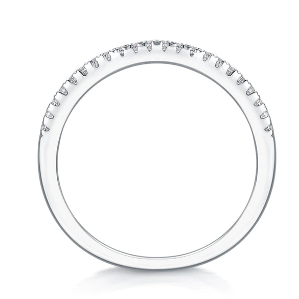 Wholesale Women's S925 Silver Moissanite Geometric Fashion Ring With Diamond Setting