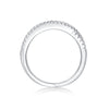 Wholesale Women's S925 Silver Moissanite Geometric Ring Set With Diamonds Fashion Style