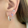 Wholesale Women's S925 Silver Needle And Copper Geometric Ushaped Twisted Texture Electroplated Retro Highend Hoop Earrings