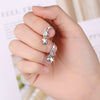 Wholesale Women's S925 Silver Needle And Copper Starfish Shell Geometric Ushaped Electroplated Earrings