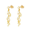 Wholesale Women's S925 Silver Needle Copper Earrings With Hot Diamond Long Tassel Chain Geometric U Shape Star Pattern Electroplated