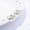 Wholesale Women's S925 Silver Needle Copper Star Geometric Constellation Electroplated Earrings