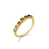 Wholesale Women's S925 Silver Ring With Geometric Design And Electroplated Platinum Or 18K Gold Finish Light Luxury Niche Fashion