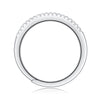 Wholesale Women's S925 Silver Ring With Geometric Pattern And Electroplating Process