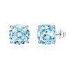 Wholesale Women's S925 Silver Simple Exquisite Allmatch Earrings Set With Diamonds And Flower Pattern