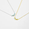 Wholesale Women's S925 Silver Simple Retro Niche Clavicle Necklace With Geometric Design And Electroplating
