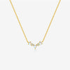 Wholesale Women's S925 Silver Simple Retro Niche Clavicle Necklace With Geometric Design And Electroplating