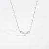 Wholesale Women's S925 Silver Simple Retro Niche Clavicle Necklace With Geometric Design And Electroplating