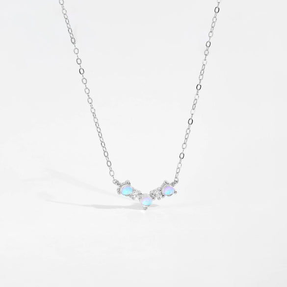 Wholesale Women's S925 Silver Simple Retro Niche Clavicle Necklace With Geometric Design And Electroplating