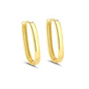 Wholesale Women's S925 Silver Ushaped Geometric Electroplated Earrings