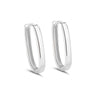 Wholesale Women's S925 Silver Ushaped Geometric Electroplated Earrings