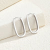 Wholesale Women's S925 Silver Ushaped Geometric Electroplated Earrings
