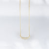 Wholesale Women's S925 Sterling Silver Angel Wings Geometric Diamond Clavicle Necklace