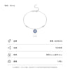 Wholesale Women's S925 Sterling Silver Blue Eye Inlaid Zircon Light Luxury Bracelet