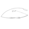 Wholesale Women's S925 Sterling Silver Bow Electroplated Necklace And Bracelet Jewelry