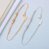 Wholesale Women's S925 Sterling Silver Bow Electroplated Necklace And Bracelet Jewelry