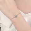 Wholesale Women's S925 Sterling Silver Bow Moissanite Sports Style Electroplated Bracelet